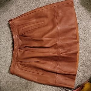 Leather Skirt